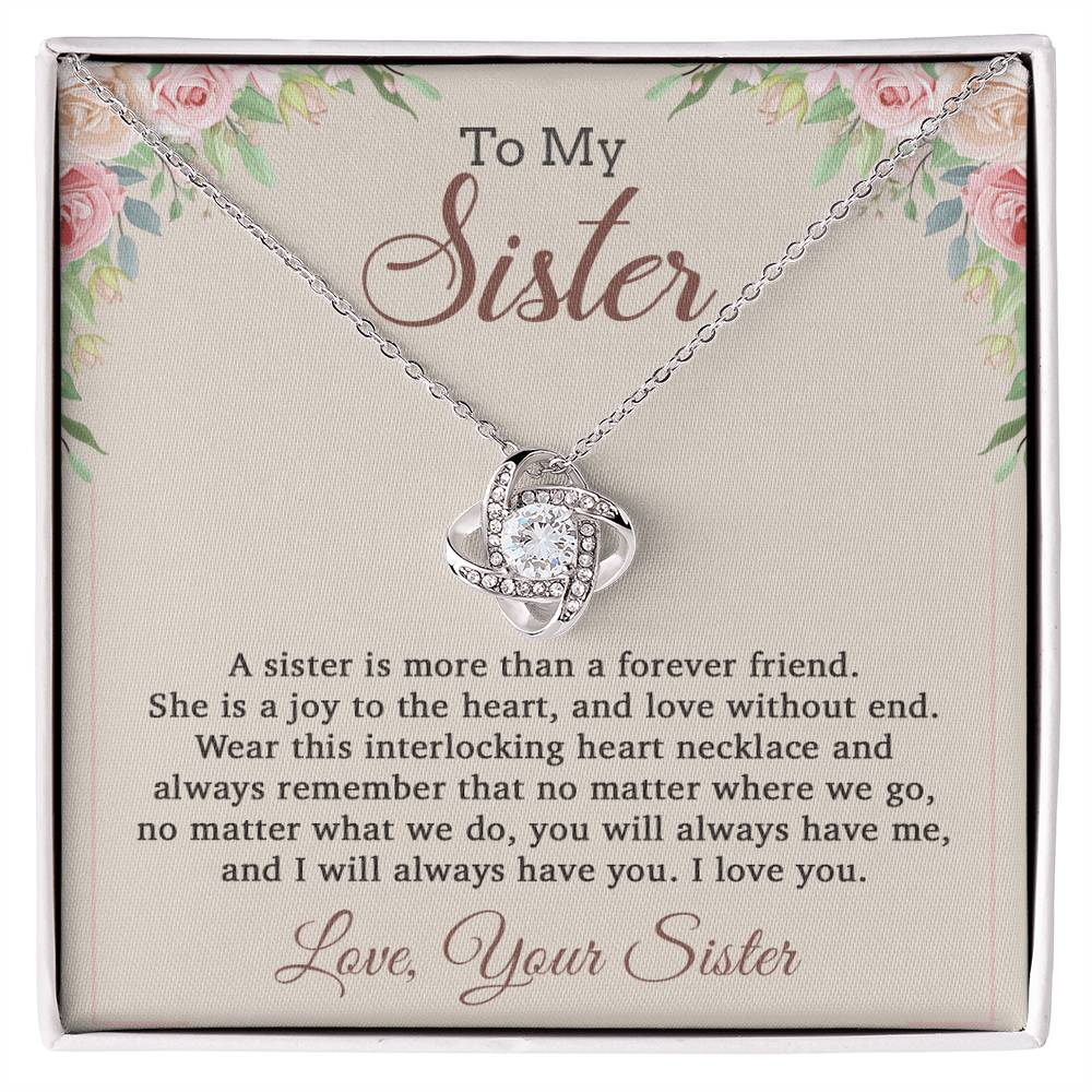To My Sister Necklace, Brother to Sister, Birthday gift For Sister from Brother 12_8