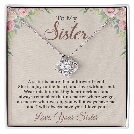 To My Sister Necklace, Brother to Sister, Birthday gift For Sister from Brother 12_8