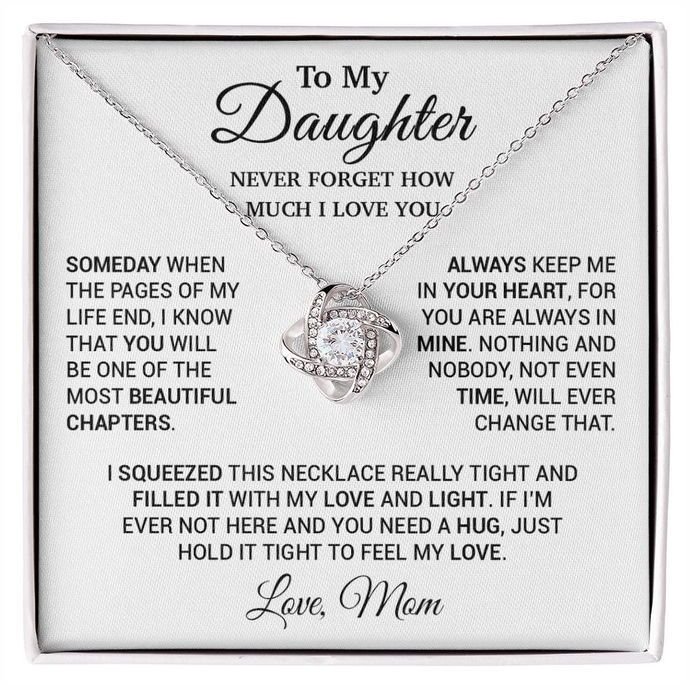 To My Daughter Necklace, Daughter Mother Necklace, Daughter Gift From Mom 23_10