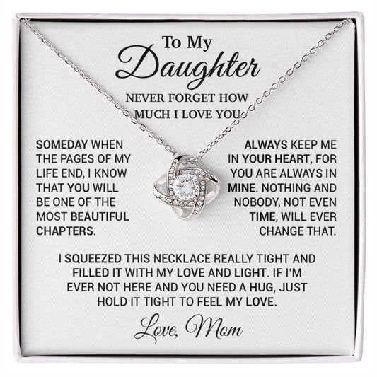 To My Daughter Necklace, Daughter Mother Necklace, Daughter Gift From Mom 23_10