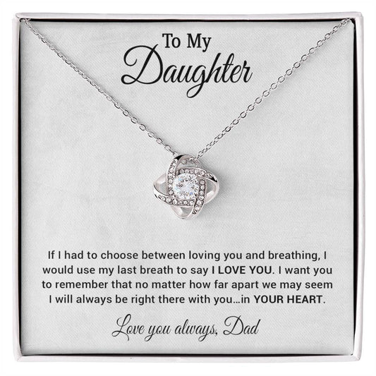 To My Daughter Necklace, Daughter Father Necklace, Daughter Gift from Dad 30_4
