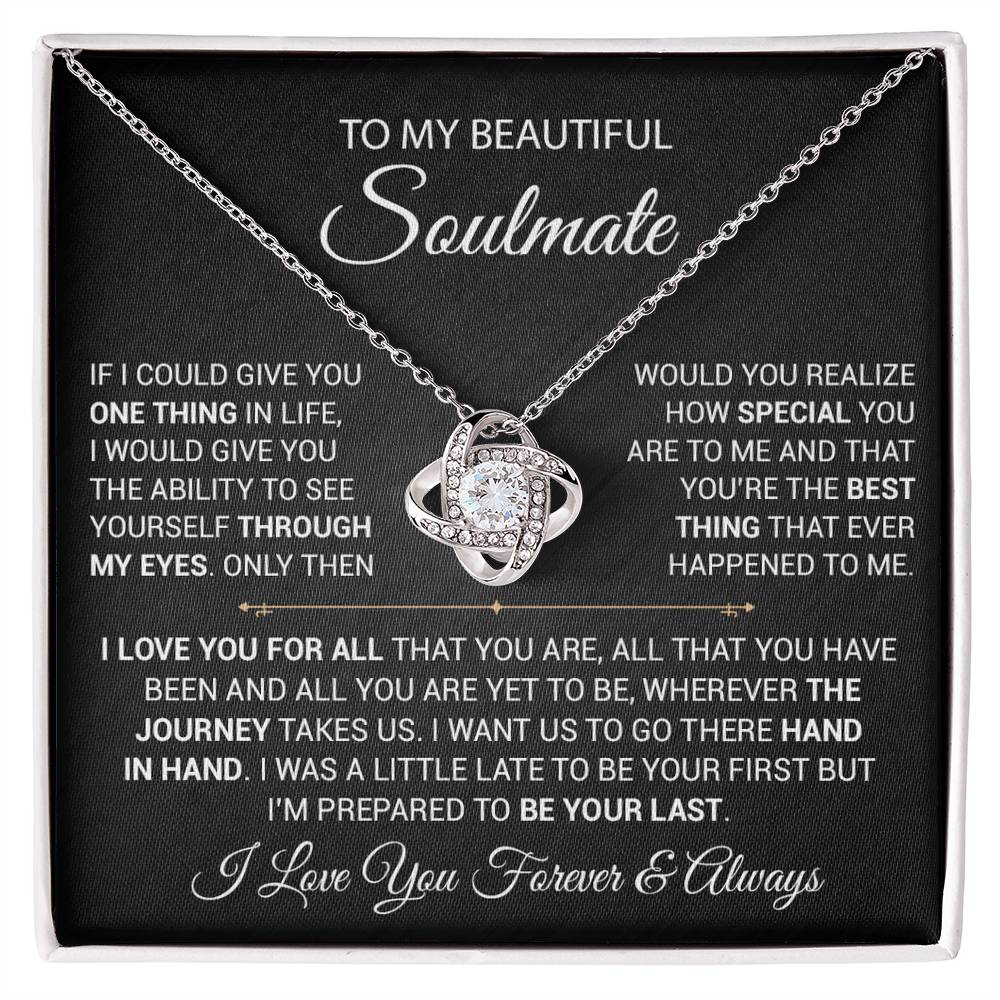 To My Soulmate Necklace, Gift For Wife Girlfriend From Husband, Christmas Gift 9_9