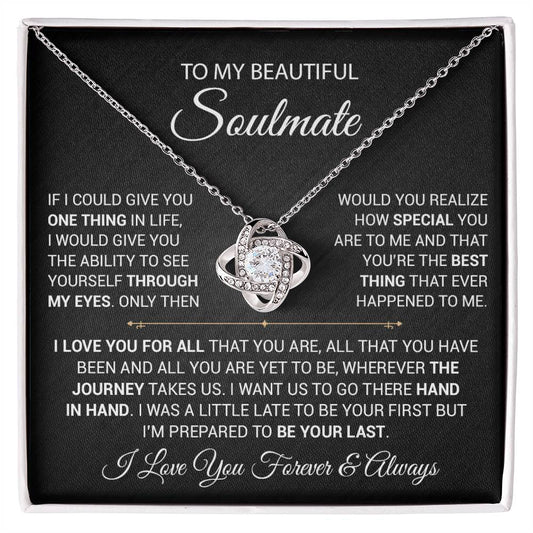 To My Soulmate Necklace, Gift For Wife Girlfriend From Husband, Christmas Gift 9_9