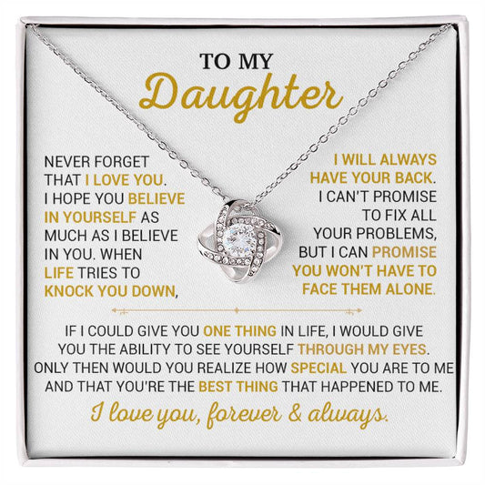To My Daughter Necklace, Gift for Daughter from Dad,Daughter Father Necklace 10_9