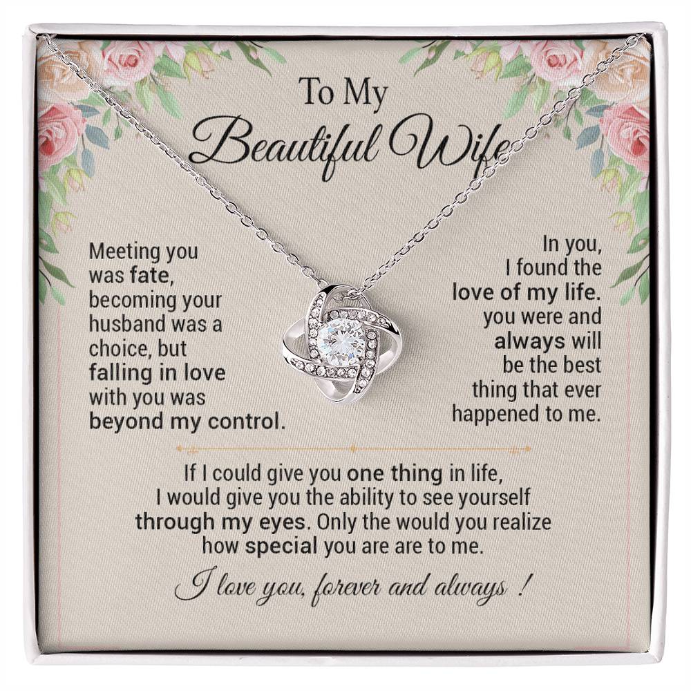 To My Wife Necklace, Anniversary Gift For Wife, Christmas Gifts