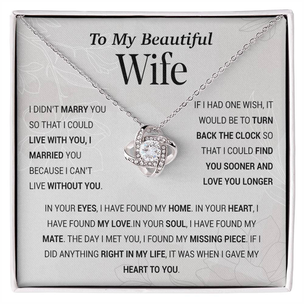To My Wife Necklace, Gift For Wife, Anniversary Gift For Wife, Christmas Gift 27_11_HoaVan