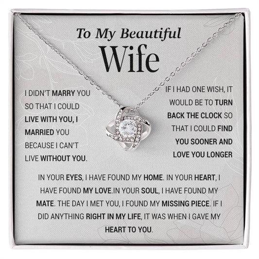 To My Wife Necklace, Gift For Wife, Anniversary Gift For Wife, Christmas Gift 27_11_HoaVan