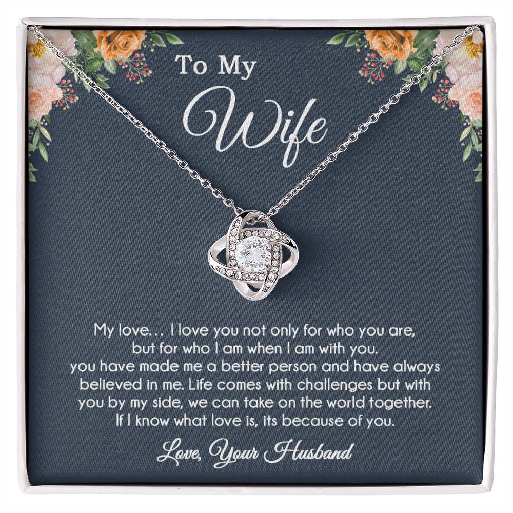 To My Wife Necklace, Wife Gift From Husband, Wife Husband Necklace, Christmas Gift 6_9