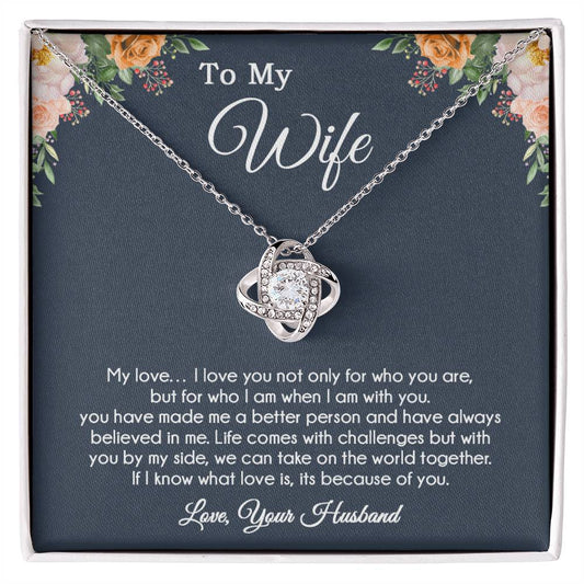 To My Wife Necklace, Wife Gift From Husband, Wife Husband Necklace, Christmas Gift 6_9