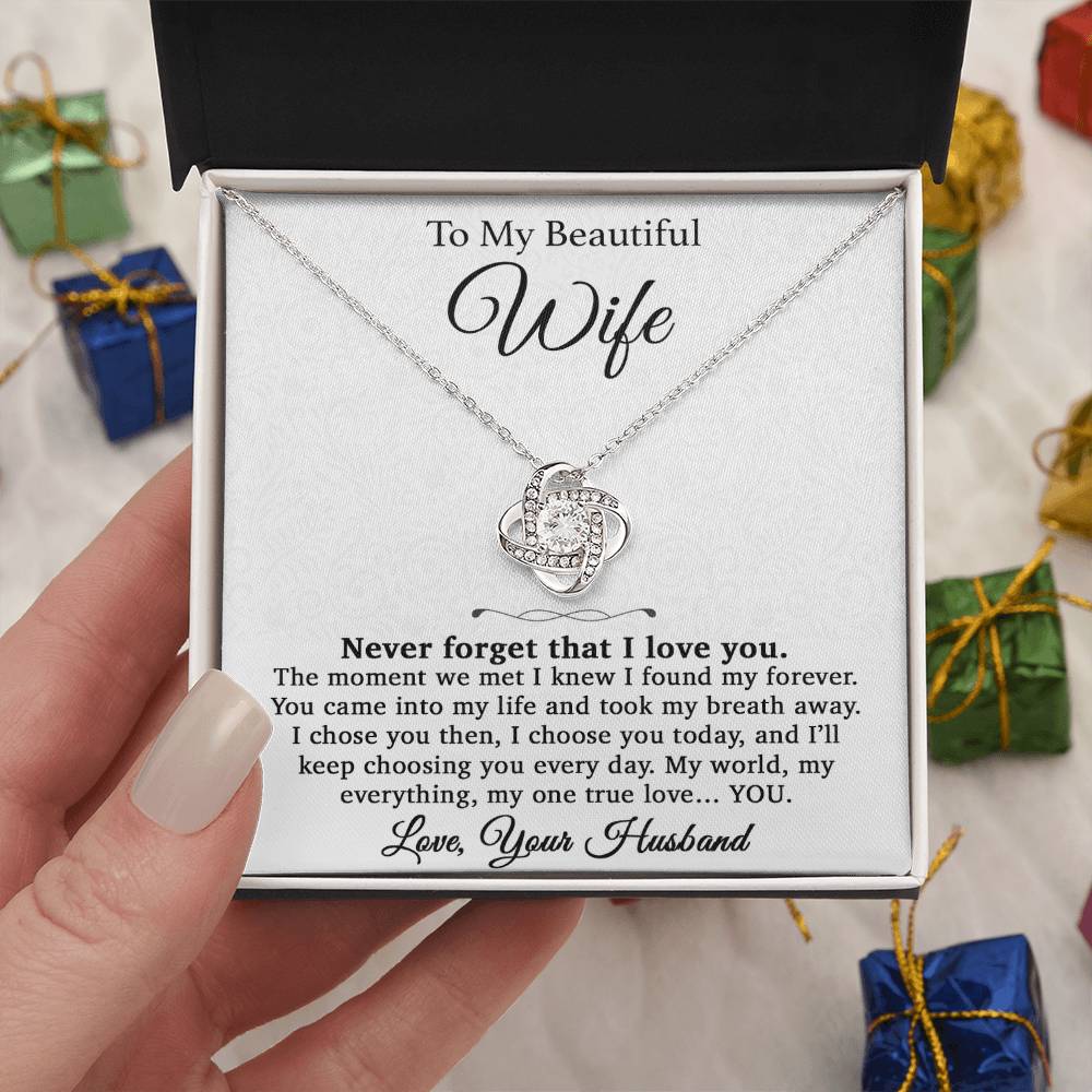 To My Wife Necklace, Gift For Wife, Anniversary Gift For Wife, Christmas Gifts 1_4