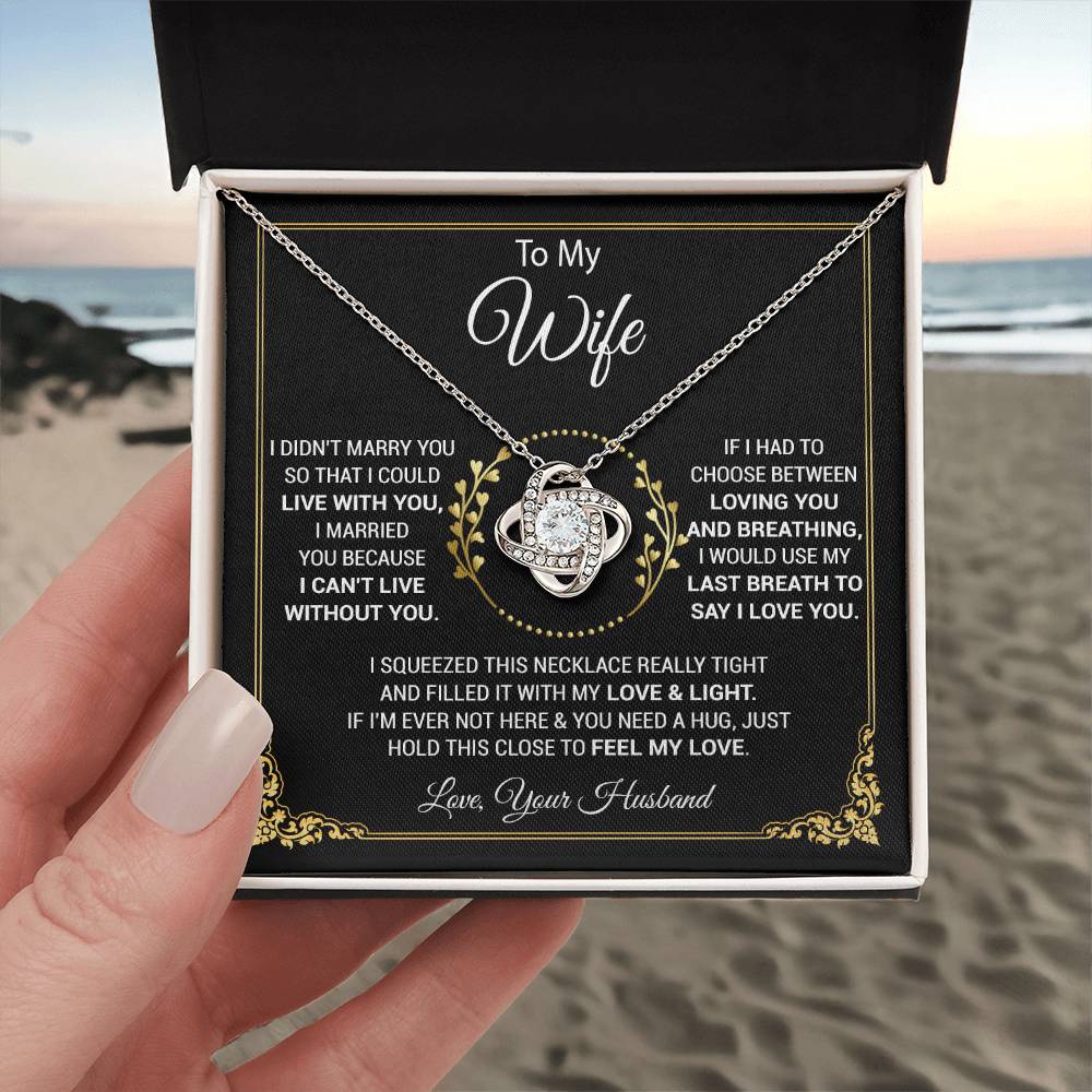 To My Wife Necklace, Wife Gift From Husband, Wife Husband, Christmas Gift