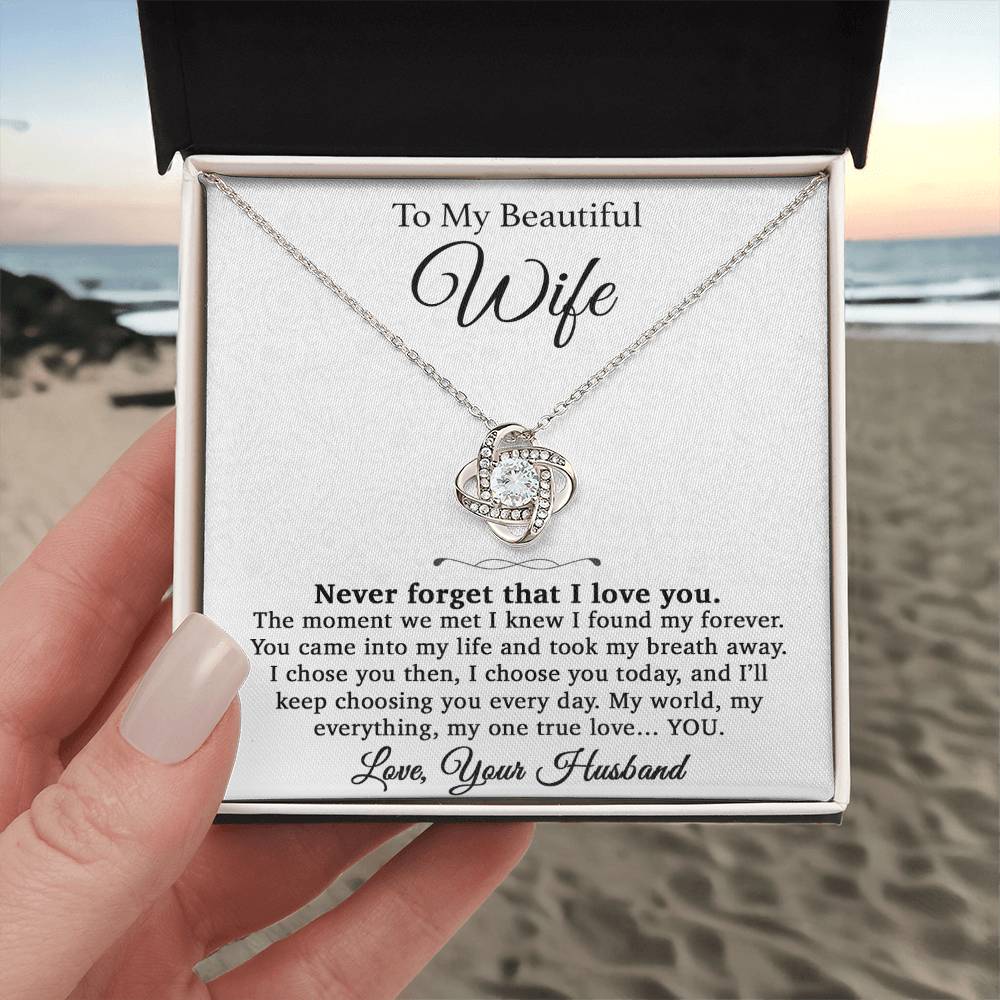 To My Wife Necklace, Gift For Wife, Anniversary Gift For Wife, Christmas Gifts 1_4