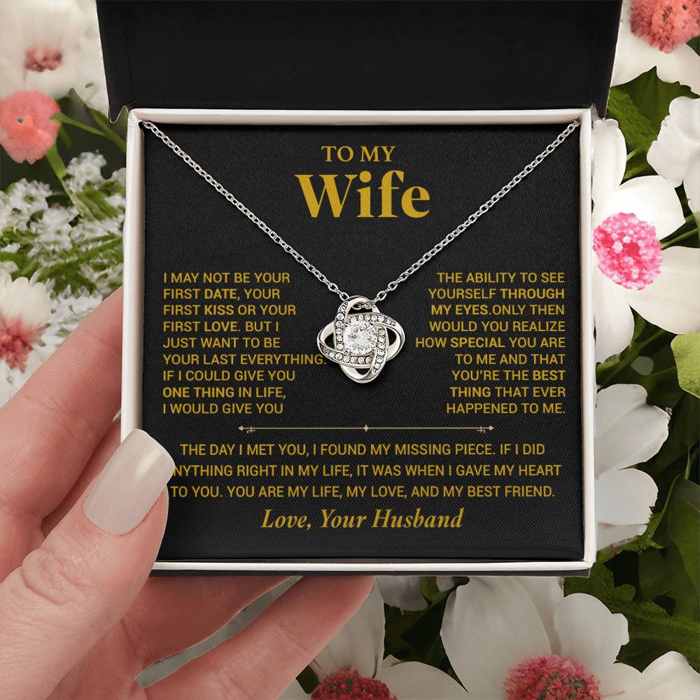 To My Wife Necklace, Christmas Gift For Wife, Christmas Gifts For Her, Wife Gift