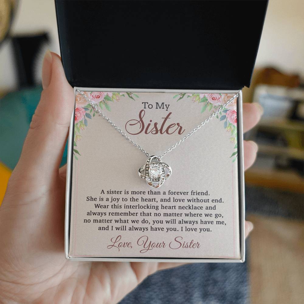 To My Sister Necklace, Brother to Sister, Birthday gift For Sister from Brother 12_8