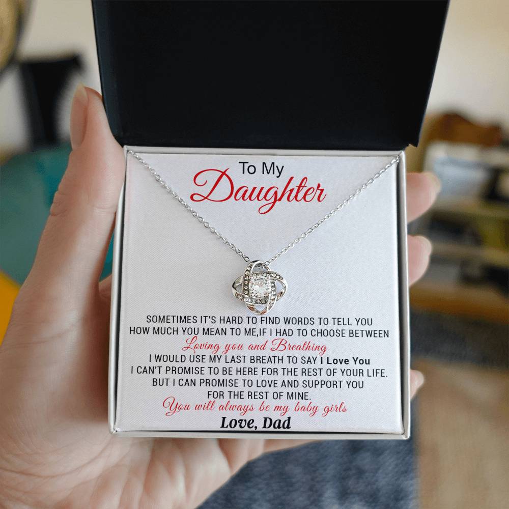 To My Daughter Necklace, Daughter Father Necklace, Daughter Gift from Dad 5_11