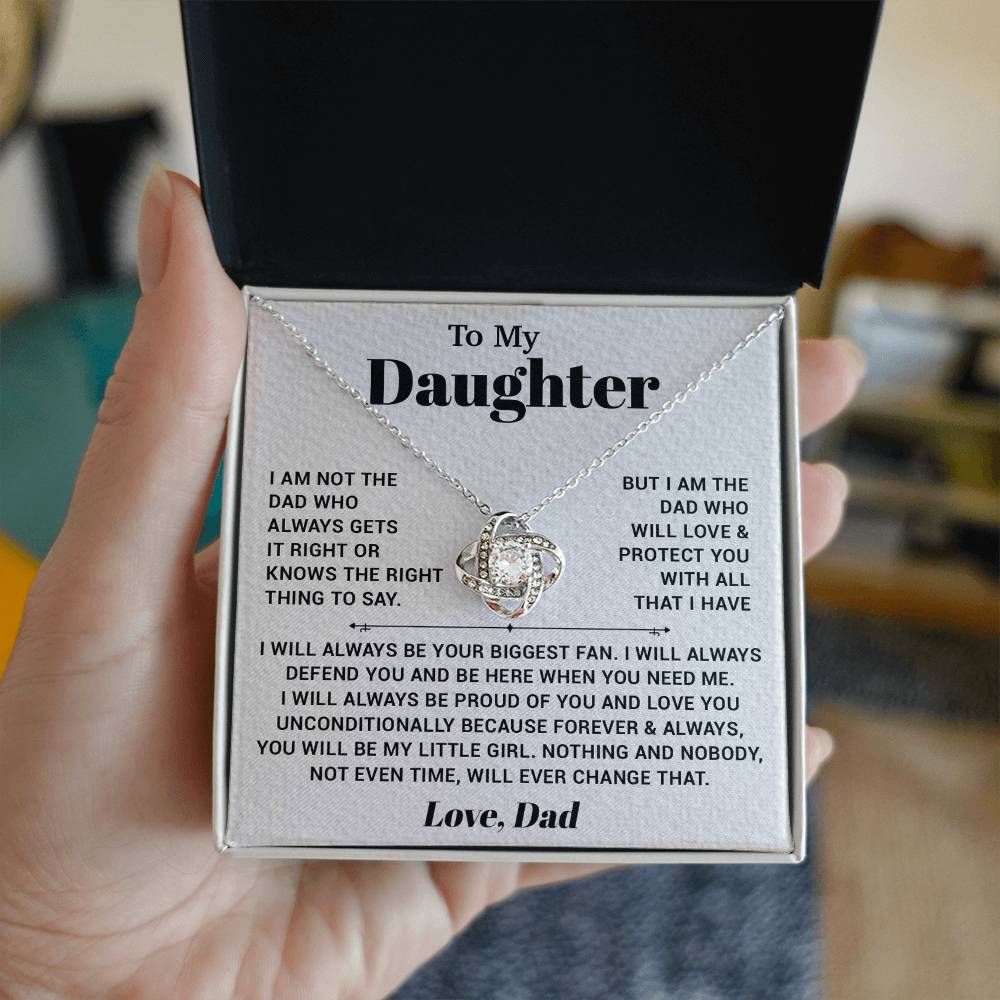 To My Daughter Necklace, Gift for Daughter from Dad, Father Daughter Necklace 4_10