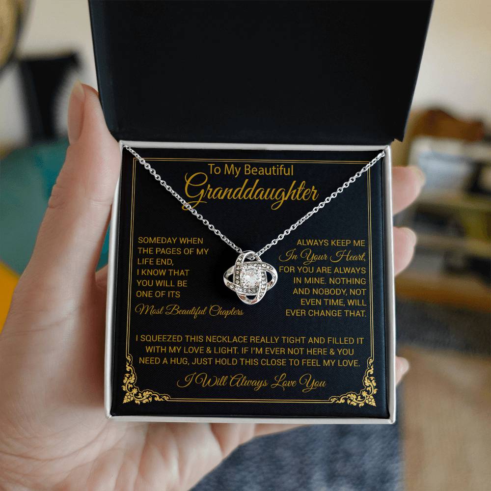 To My Granddaughter Necklace, Granddaughter Gift from Grandma, Christmas Gift 27_8