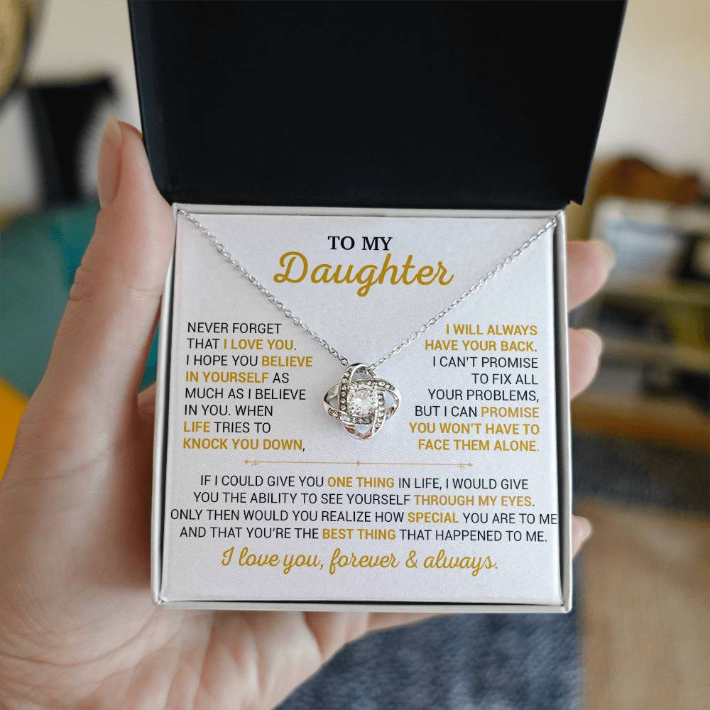 To My Daughter Necklace, Gift for Daughter from Dad,Daughter Father Necklace 10_9