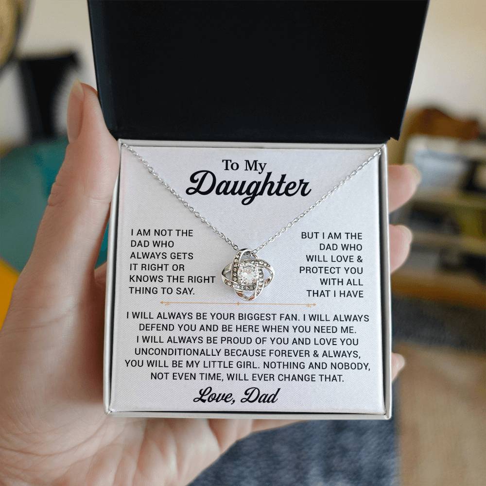 To My Daughter Necklace, Gift for Daughter from Dad, Father Daughter Necklace 1_11