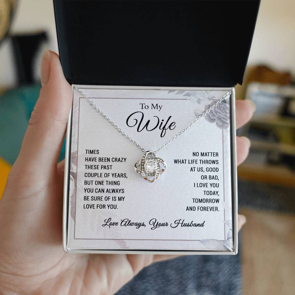 To My Wife Necklace Wife Gift from Husband, Anniversary Gift, Wife Birthday