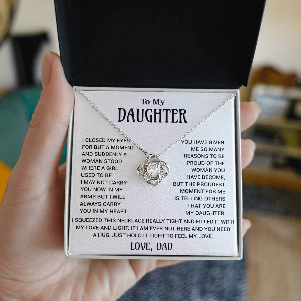 To My Daughter Necklace, Gift for Daughter from Dad, Daughter Father Necklace 18_10