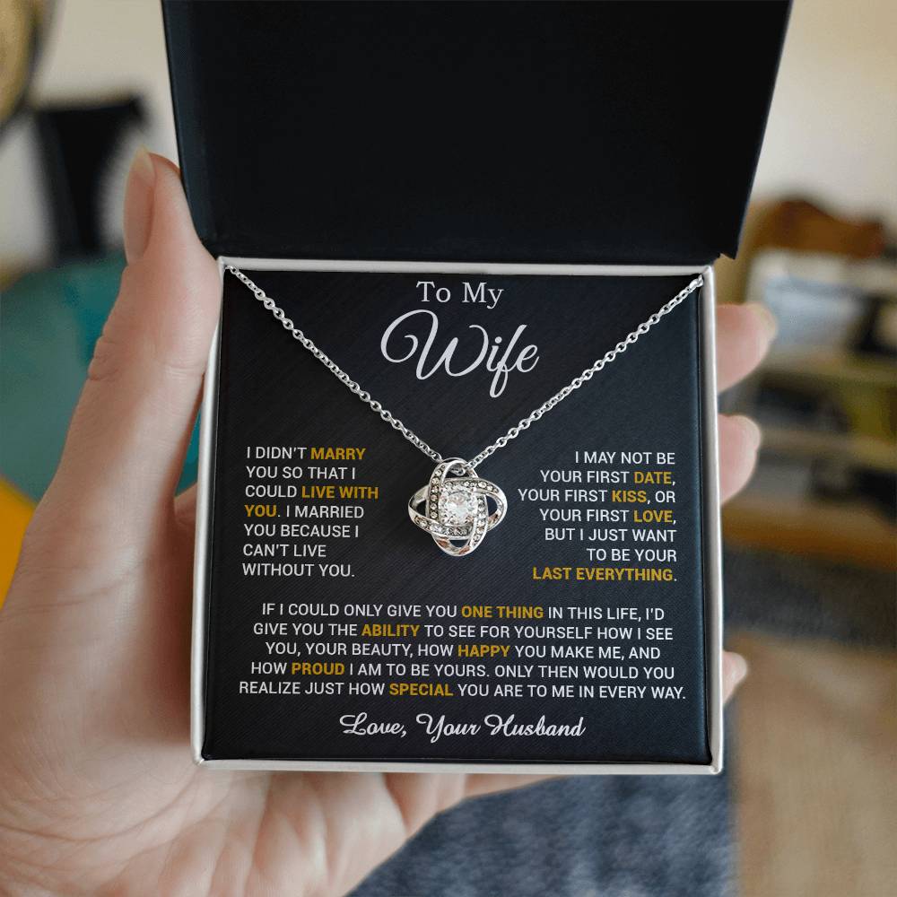 To My Wife Necklace, Gift For Wife, Anniversary Gift For Wife, Necklace For Wife 2_6