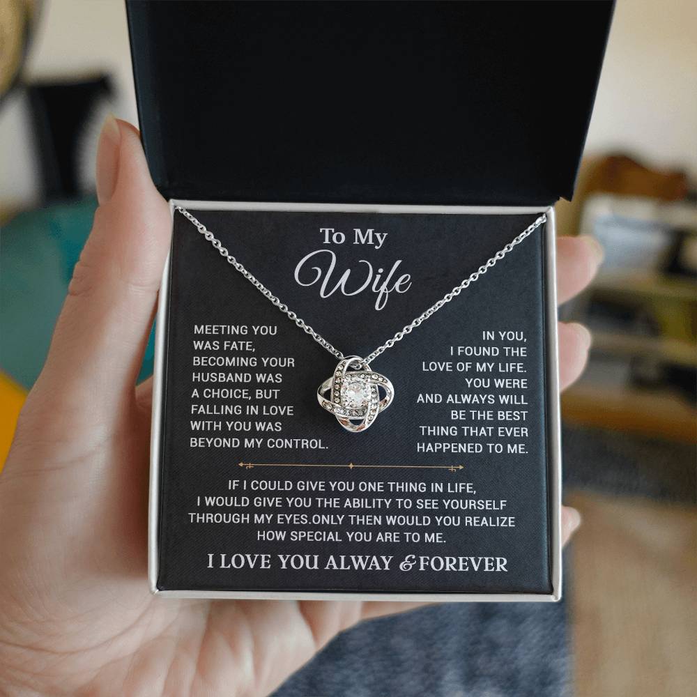 To My Wife Necklace, Gift For Wife, Anniversary Gift,Christmas Gift 7_10