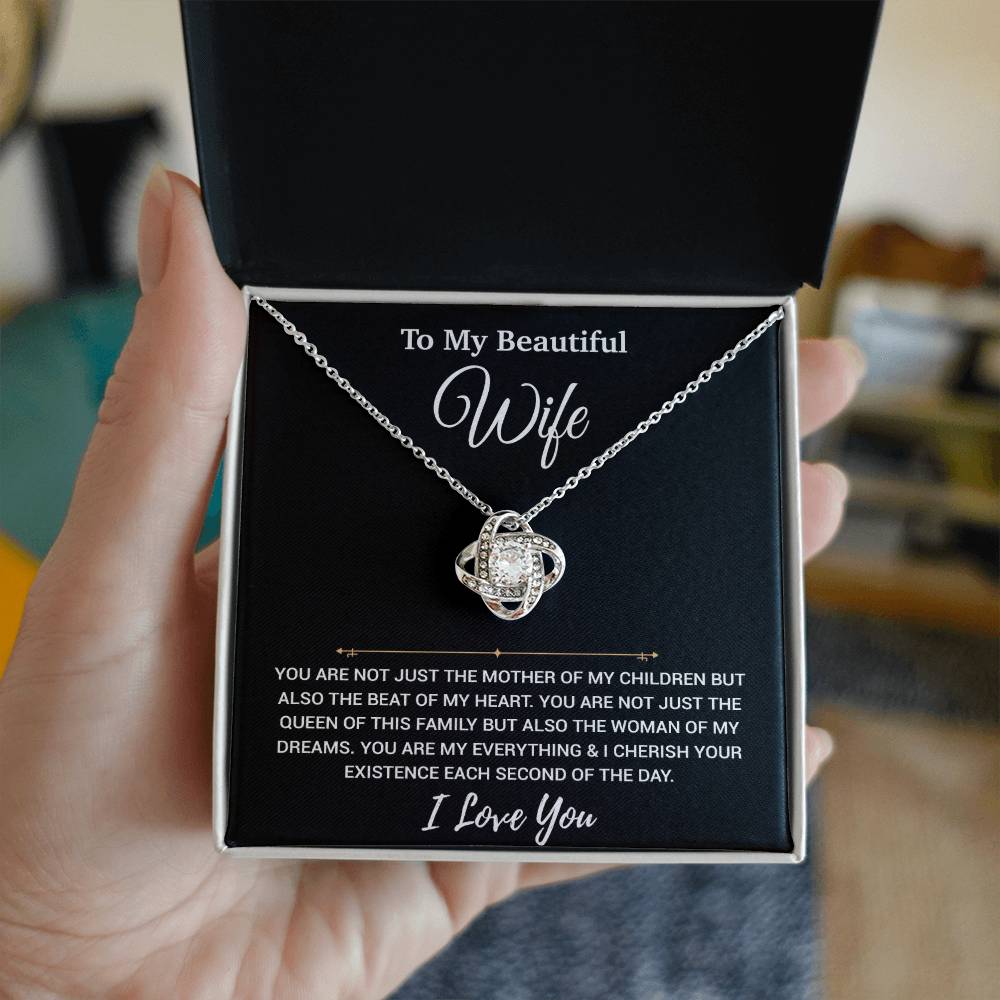 To My Wife Necklace, Christmas Gifts For Women, Anniversary Gift For Wife 24_11_Black