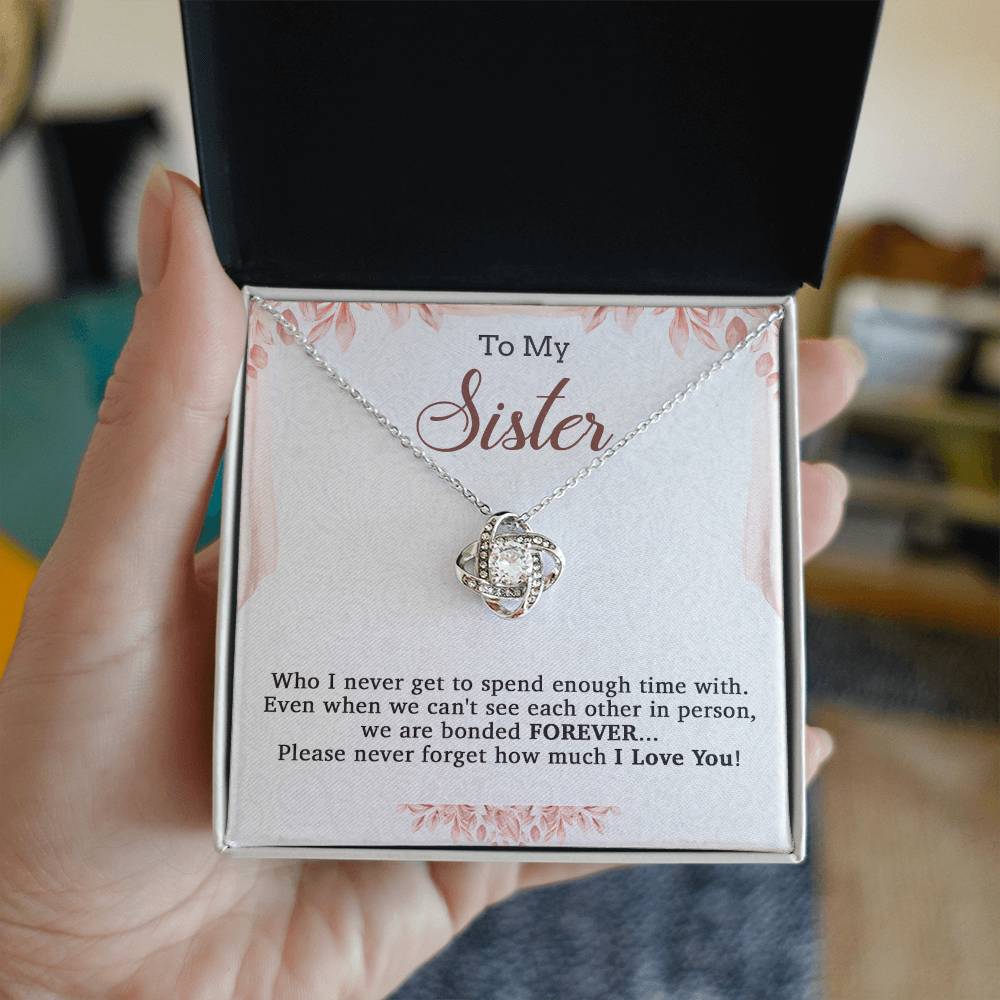 To My Sister Necklace, Brother to Sister, Birthday gift For Sister from Brother 20_7