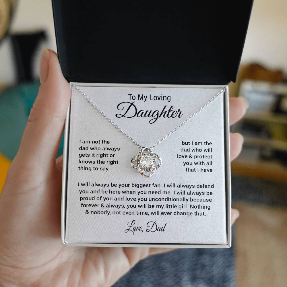 To My Daughter Necklace Gift From Dad, Daughter Gift, Father Daughter Necklace 23_8