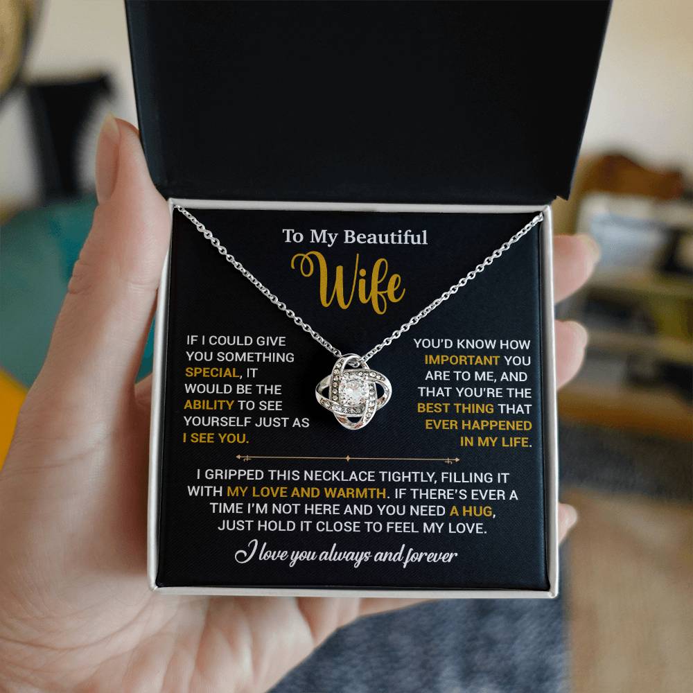 To My Wife Necklace, Christmas Gifts For Women, Anniversary Gift For Wife 25_11