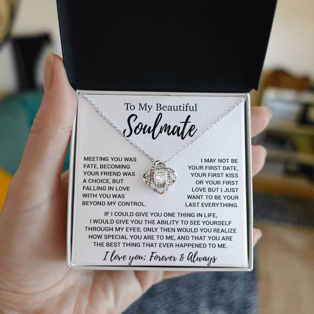 To My Soulmate Necklace, Soulmate Gift, Soulmate Jewelry Anniversary 13_8