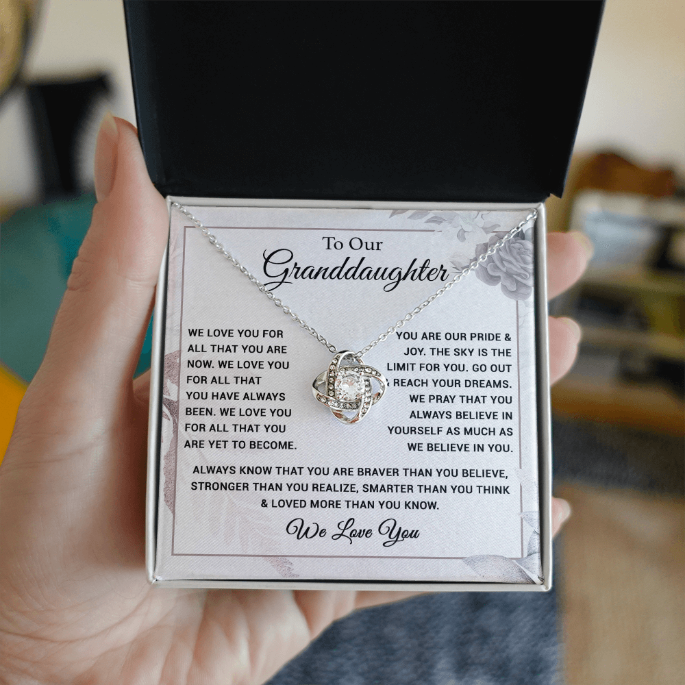 To Our Granddaughter Necklace, Xmas Birthday Gift For Granddaughter from Grandma