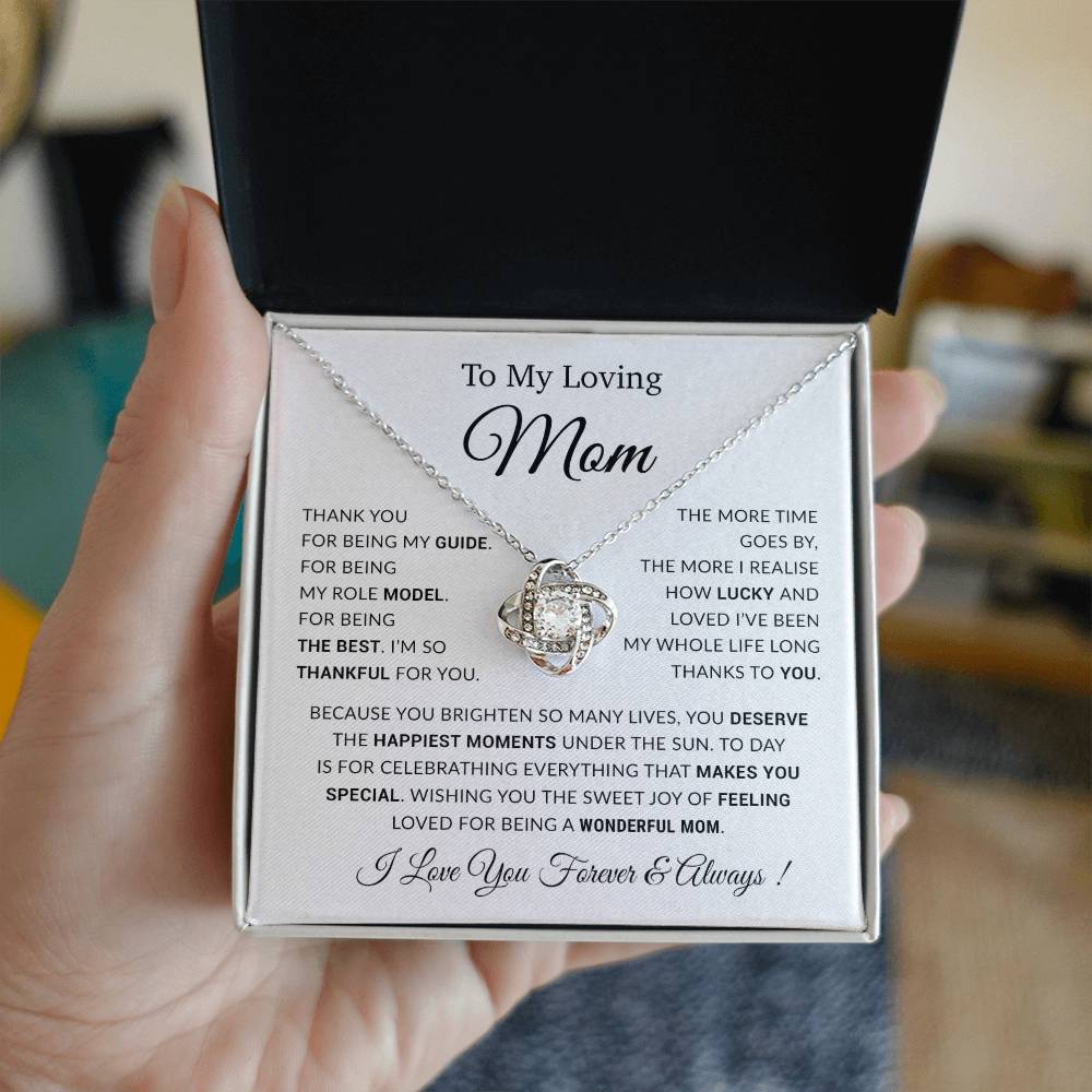 To My Mom Necklace, Gift For Mom, Mothers Day Gifts, Birthday Gift For Mom