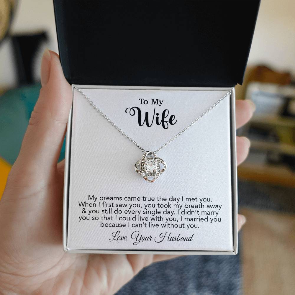 To My Wife Necklace, Wife Gift From Husband, Wife Husband Necklace, Christmas Gift 16_10