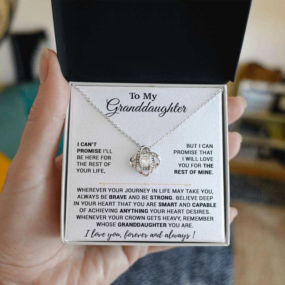 To My Granddaughter Necklace, Birthday Gift For Granddaughter, Birthday Gifts 7_10