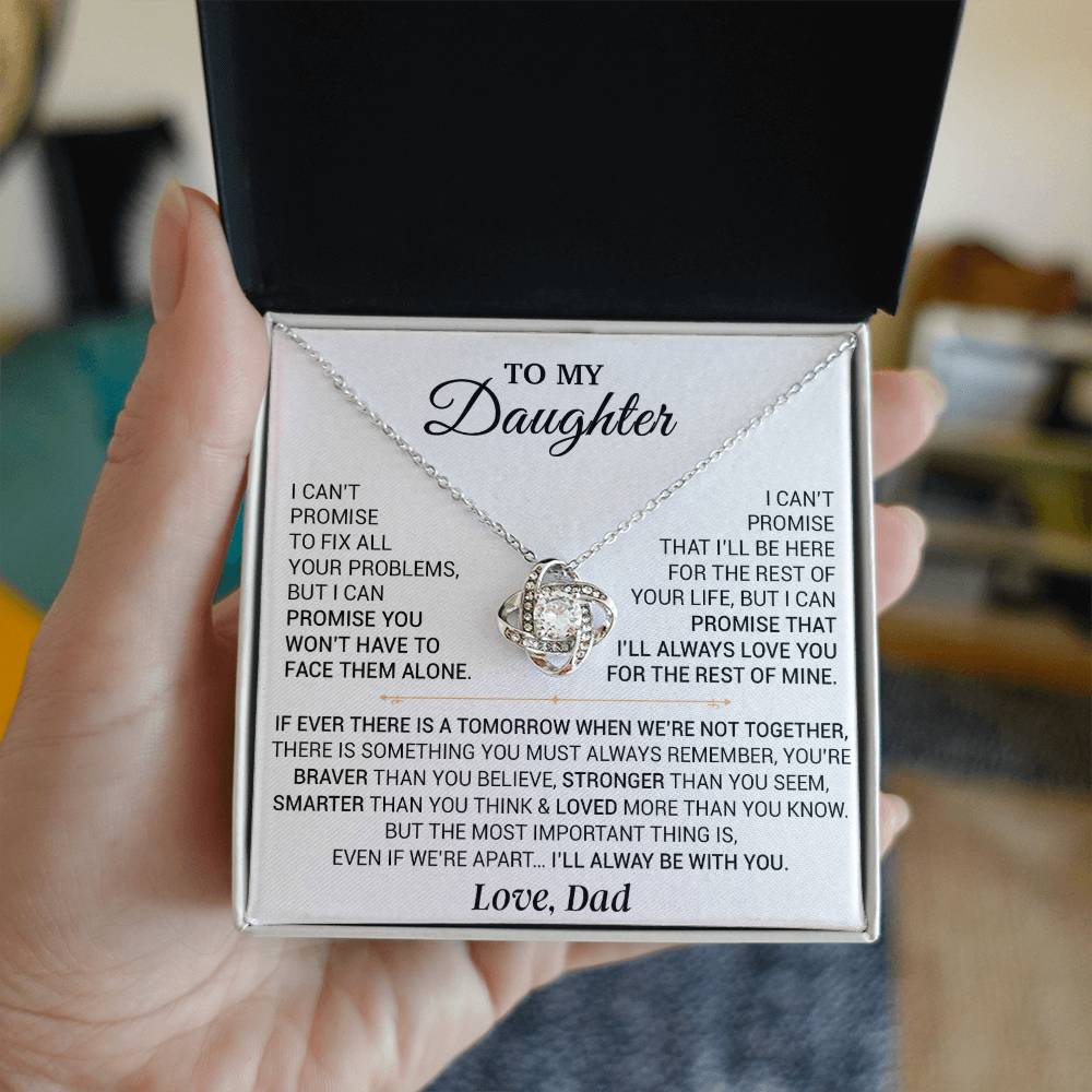 To My Daughter Necklace, Gift for Daughter from Dad,Daughter Father Necklace 9_9