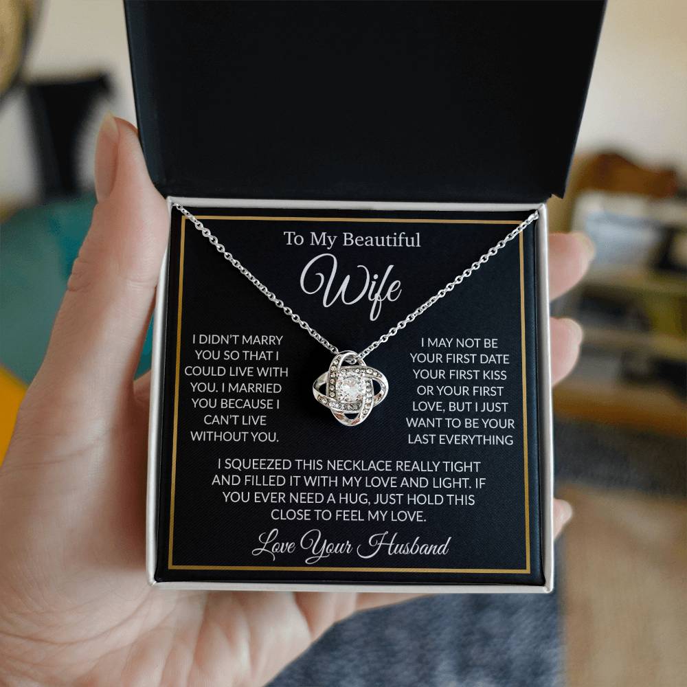To My Wife Necklace, Gift For Her, Gift For Wife, Wife Jewelry, Christmas Gift