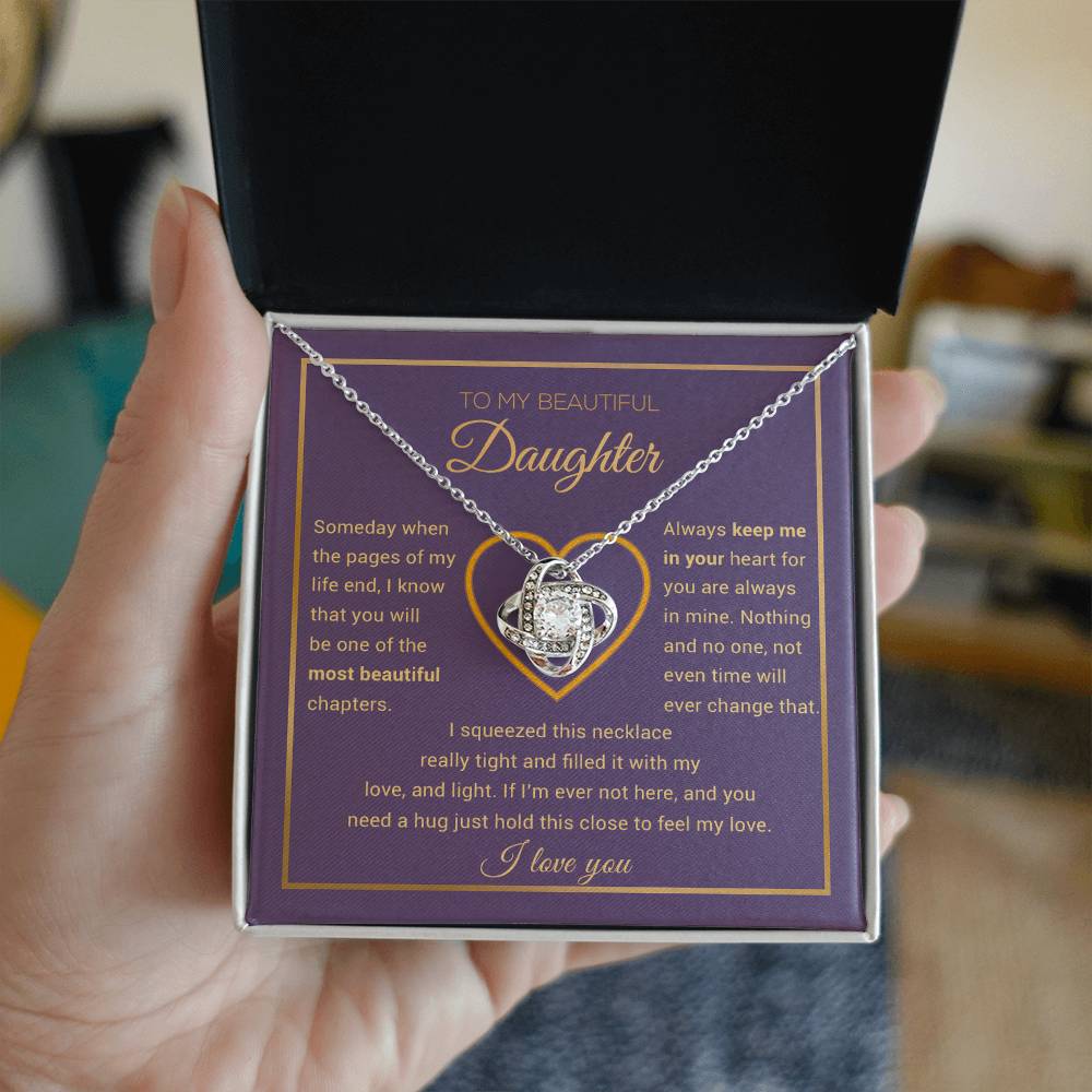 To My Daughter Necklace, Gift For Daughter From Dad, Daughter Father Necklace 30_11_Tim