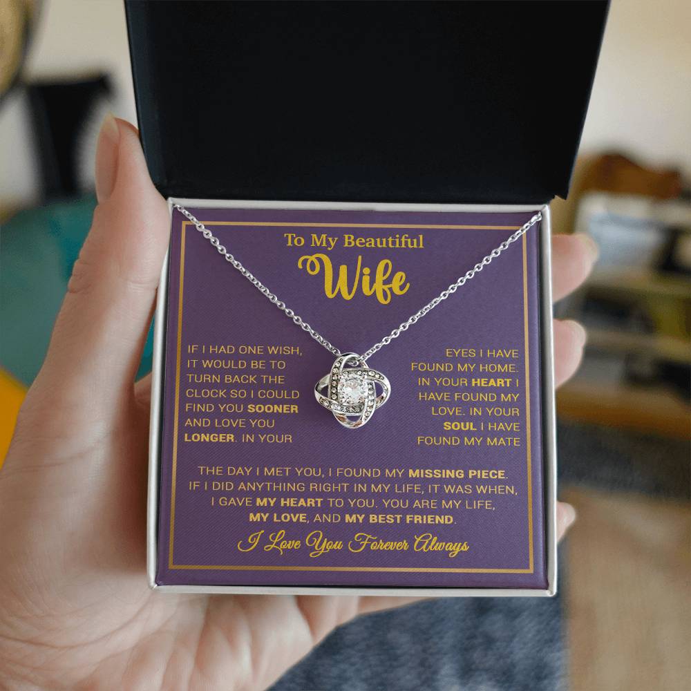 To My Wife Necklace, Gift For Wife, Anniversary Gift For Wife, Christmas Gift 27_9_Tim