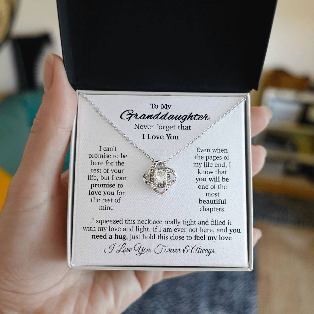 To My Granddaughter Necklace, Gift for Granddaughter, Necklace for Granddaughter