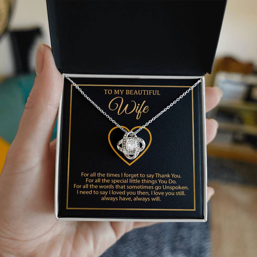 To My Wife Necklace, Gift For Wife, Anniversary Gift For Wife, Necklace For Wife 1_1