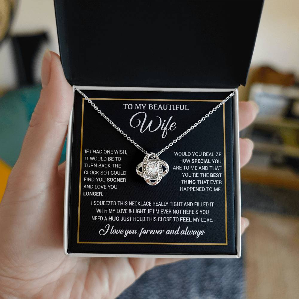 To My Wife Necklace, Christmas Gifts For Women, Anniversary Gift For Wife 19_11_Black