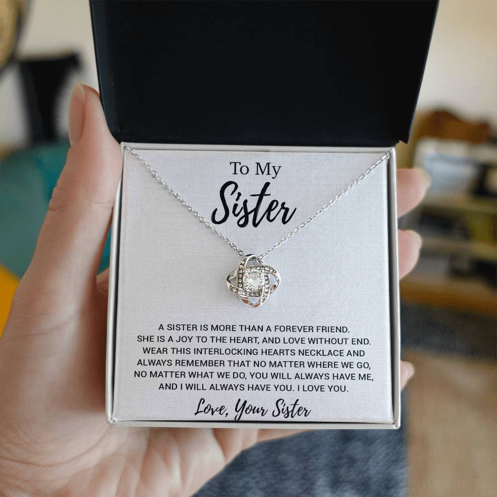 To My Sister Necklace, Brother to Sister, Birthday gift For Sister from Brother 19_2