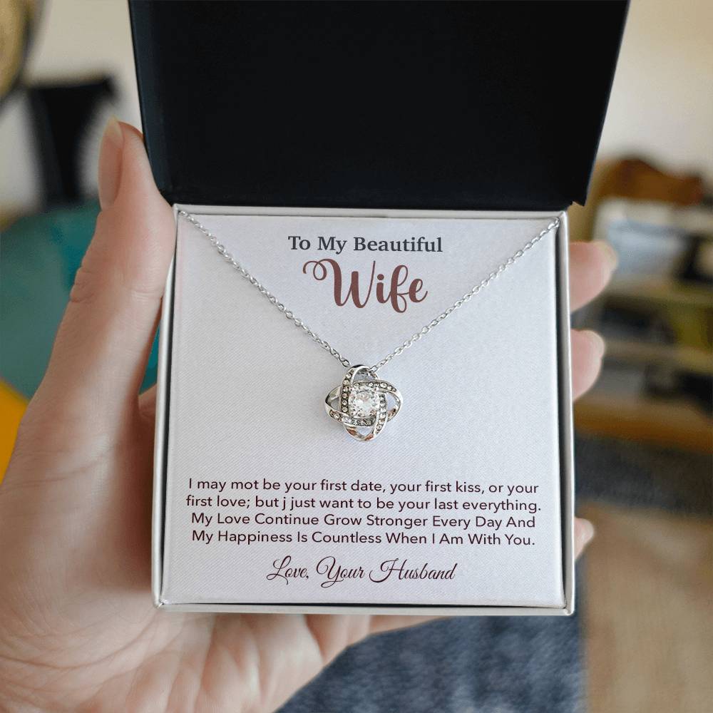To My Wife Necklace, Wife Gift From Husband, Wife Husband Necklace, Christmas Gift 5_10