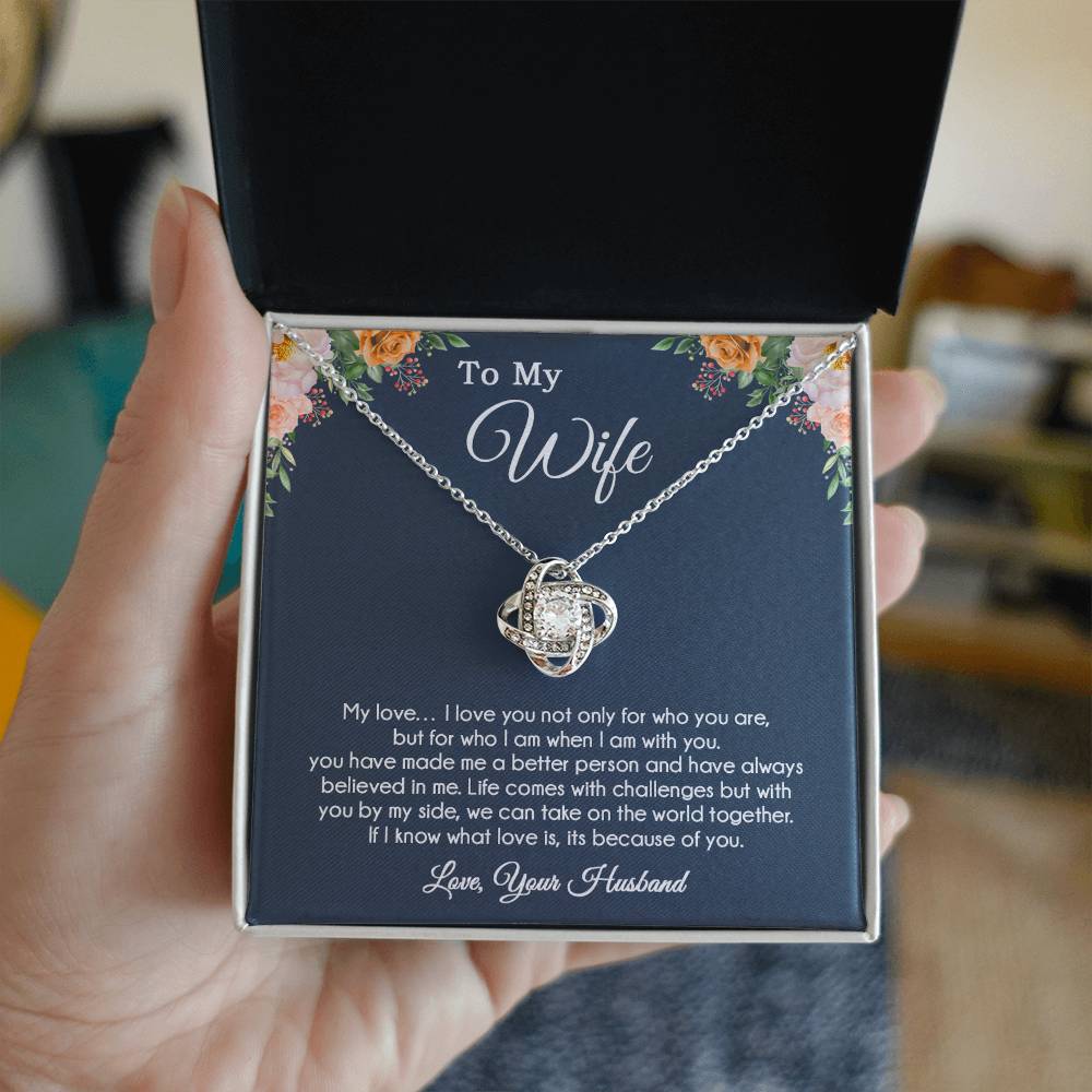 To My Wife Necklace, Wife Gift From Husband, Wife Husband Necklace, Christmas Gift 6_9