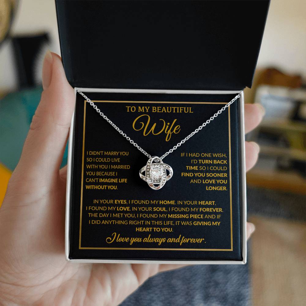 To My Wife Necklace, Christmas Gifts For Women, Anniversary Gift For Wife 15_12