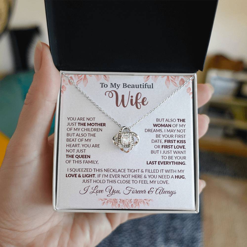 To My Wife Necklace, Wife Gift From Husband, Wife Husband Necklace, Christmas Gift 14_9