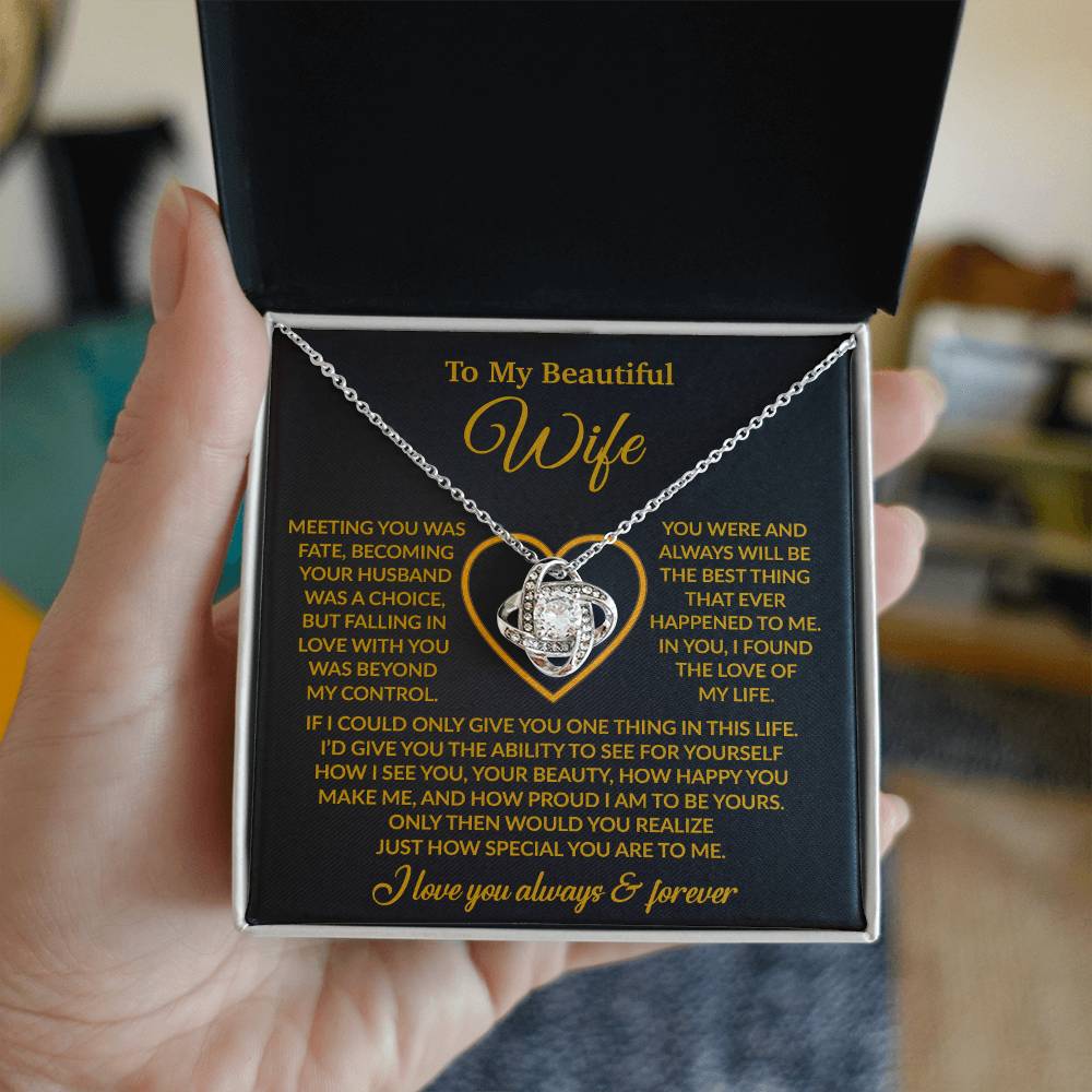 To My Wife Necklace, Wife Gift from Husband, Christmas Gift 27_11