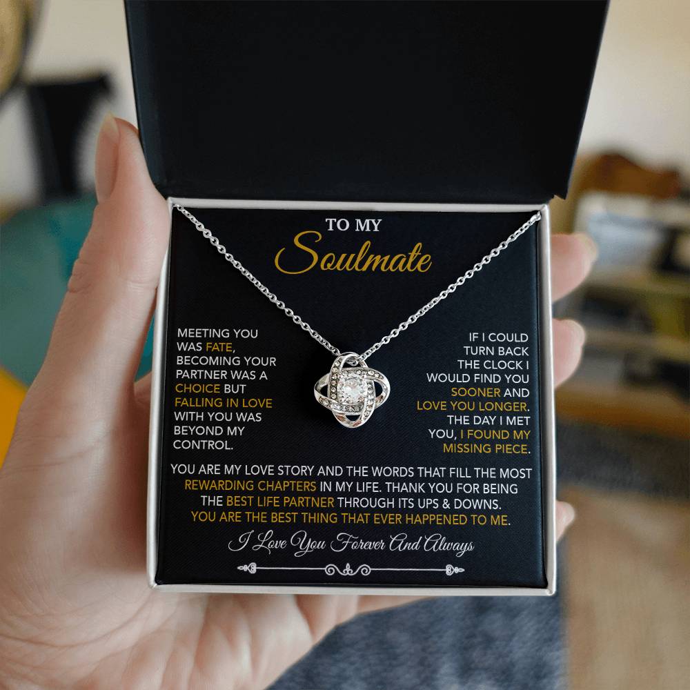 To My Soulmate Necklace, Soulmate Gift, Gift For Girlfriend, Christmas Gift 15_10